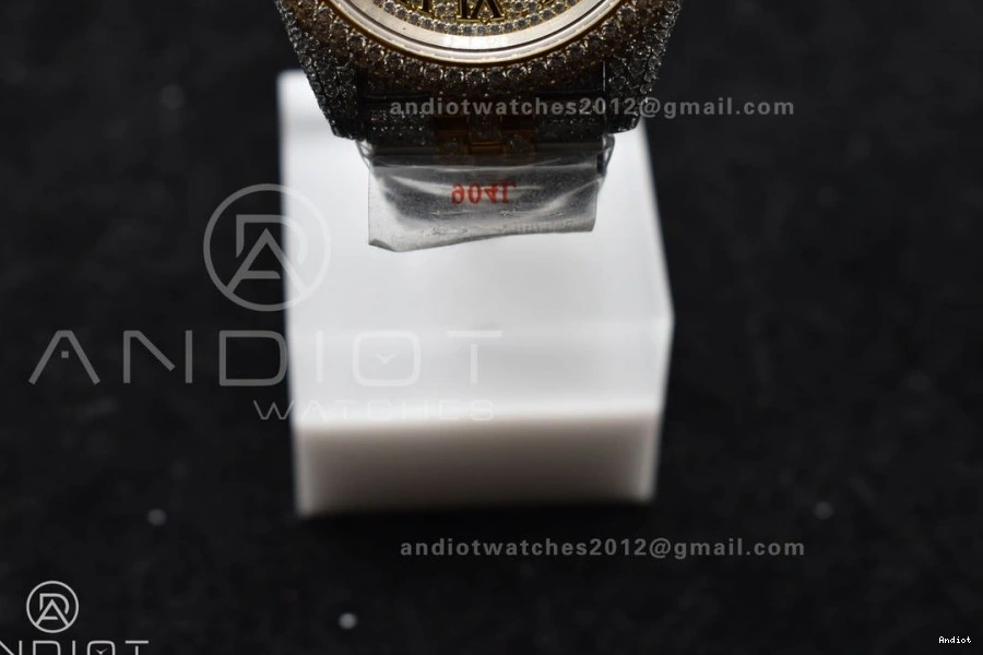 Gold Best Roman 41mm Diamond Version TWD 2 Dial DateJust Yellow Tone 0326